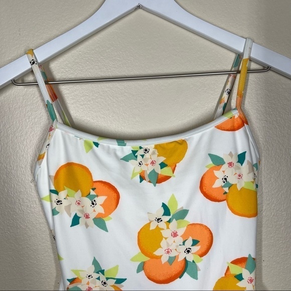 Kate Spade Womens Citrus Floral Print One Piece Bathing Suit Size Small Beach - Picture 3 of 11